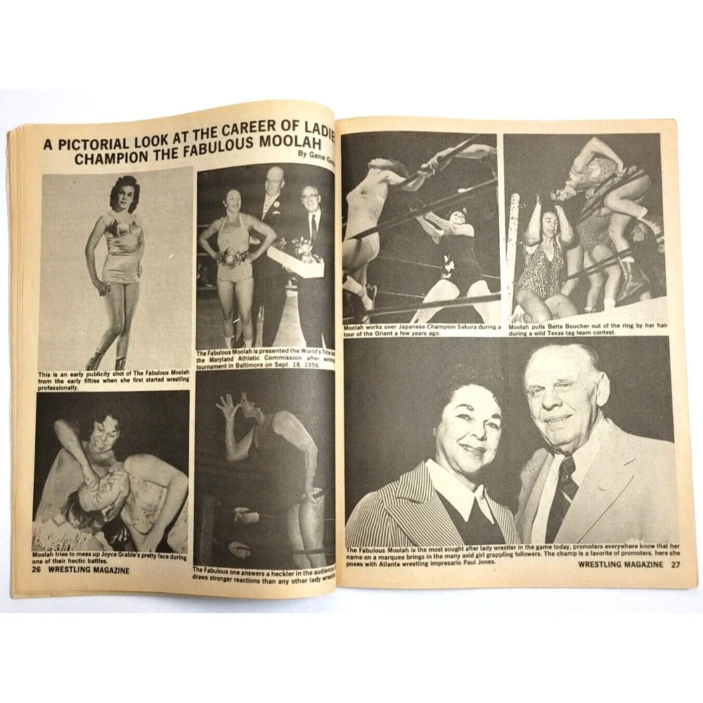 THE RING'S WRESTLING‎ - AUG 1981 - MOOLAH / TOMMY RICH / JUNKYARD DOG / E. LADD